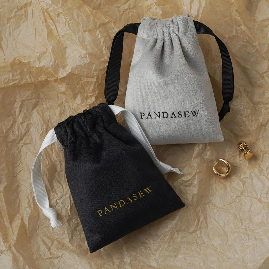 Luxury Velvet Suede Drawstring Bag Custom Logo Jewelry Pouch for Ring Earring Bracelet Necklace Hairpin Packaging view 4