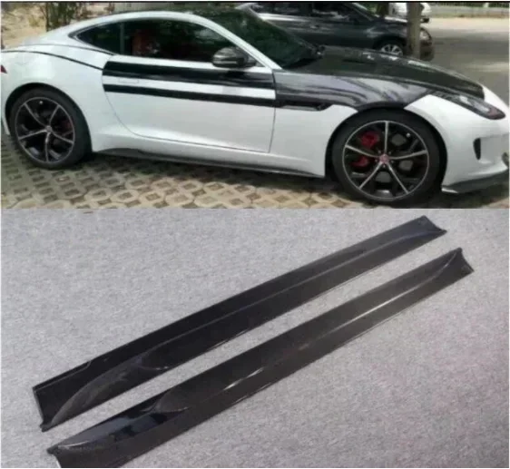 

New！ Body Kits For Jaguar F-TYPE 2013 2014 2015 2016 2017 2018 2019 2020 Real Carbon Fiber Side Skirts Aprons Extension Lip