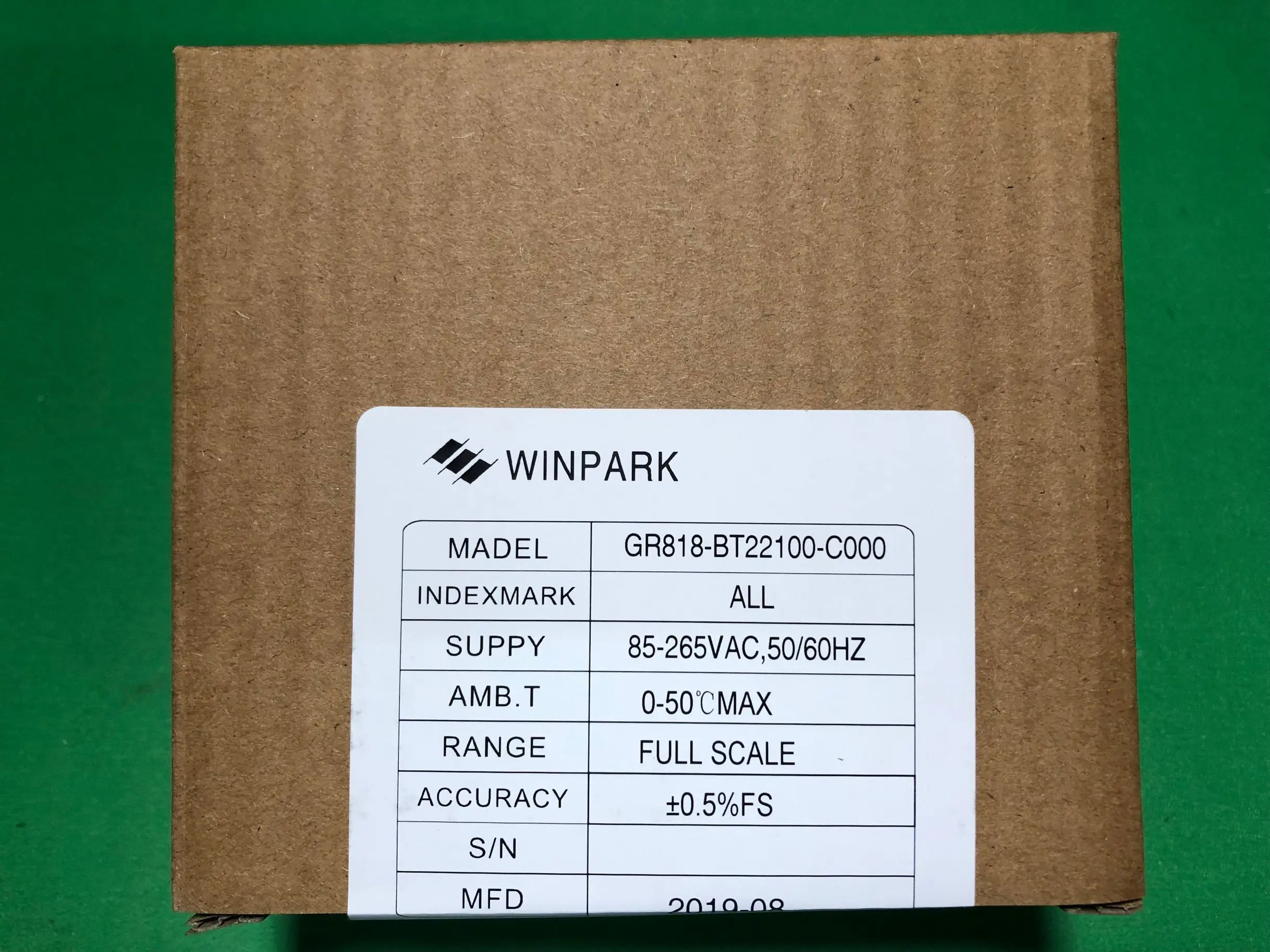 

WINPARK Changzhou Huibang temperature controller GR818-BT22100 Huibang temperature control GR818-BT22000