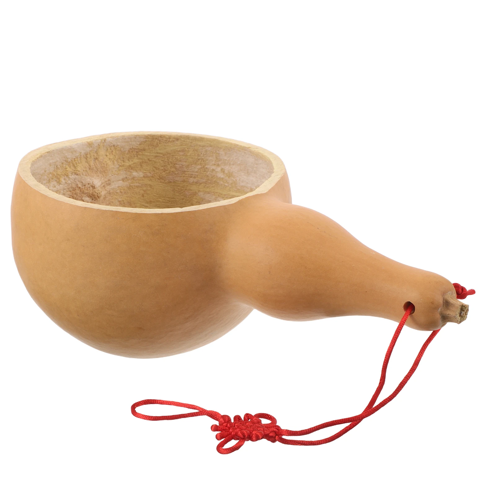 

Natural Gourd Water Ladle Handmade Bathroom Scoop for Bathing Hair Washing Bath Salt and Gardening Multi Functional Water Dipper