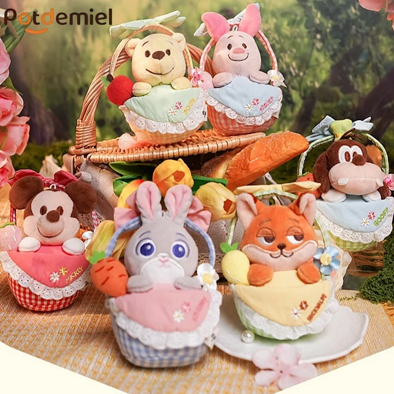 

Оригинальная плюшевая игрушка Potdemiel Spring Limited Edition: милые персонажи Чип и Дейл, Дайфи, Джелатони. Брелок-кукла для рюкзака, подарок на день рождения.