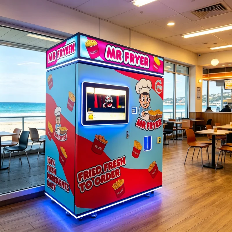맞춤형 스마트 상업용 24시간 셀프 서비스 야외 감자튀 - Open Vending Machine 리뷰 및 가격