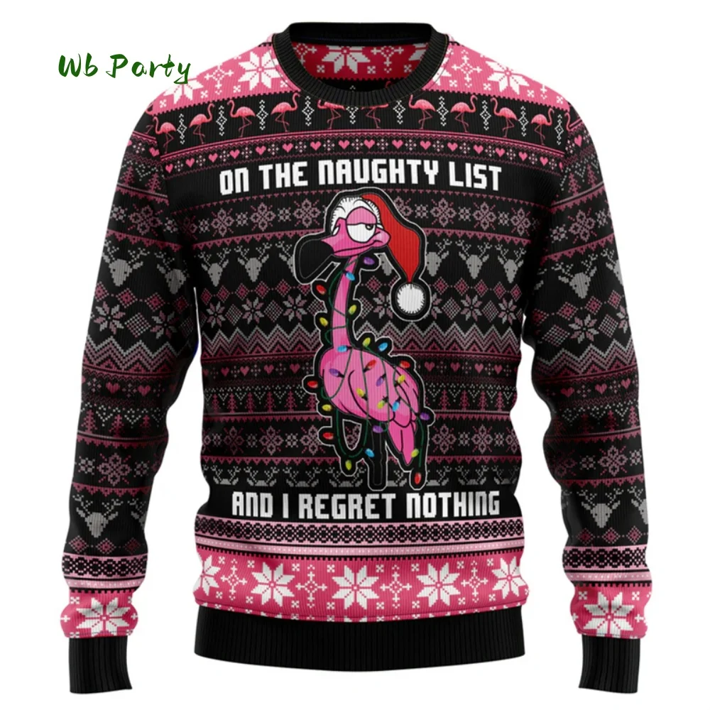 

2026 Christmas Sweatshirts Man Women 3D Funny Printed Long Sleeve O-Neck Christmas Man Hoodie Tops Pullover Man Clothing Vinage