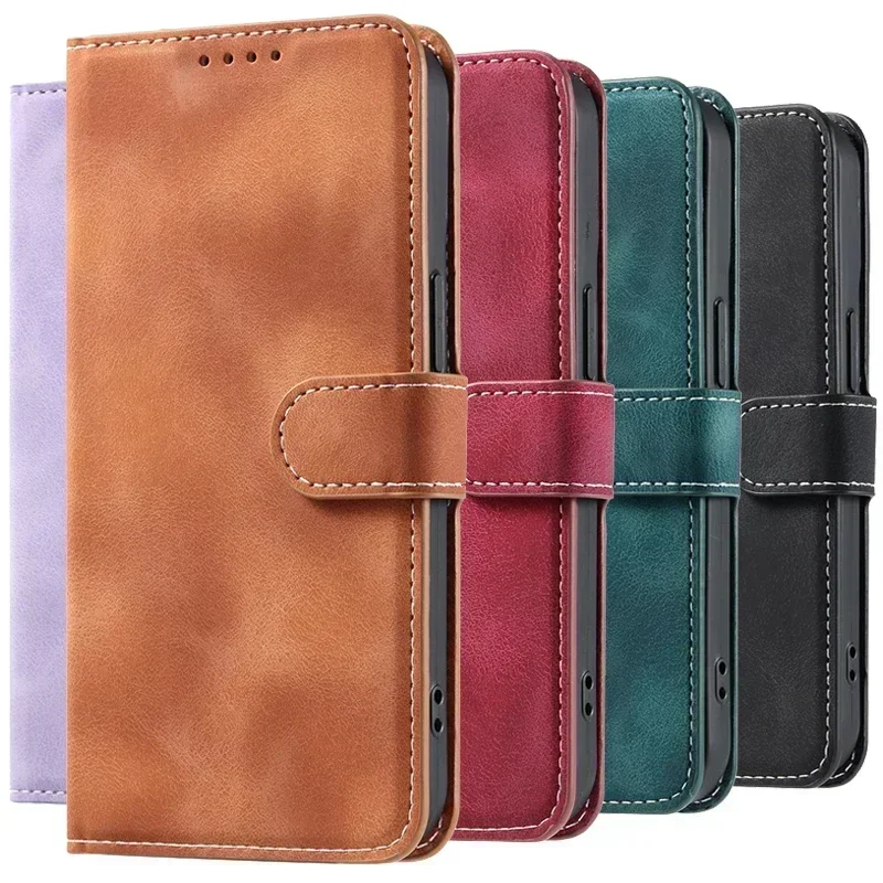 Magnetic Leather Book Phone Case on For Xiaomi 15 14T 13T 12T 11T Pro Mi 15 Mi15 15Pro Mi14T Cases Flip Cover Stand Wallet Bags