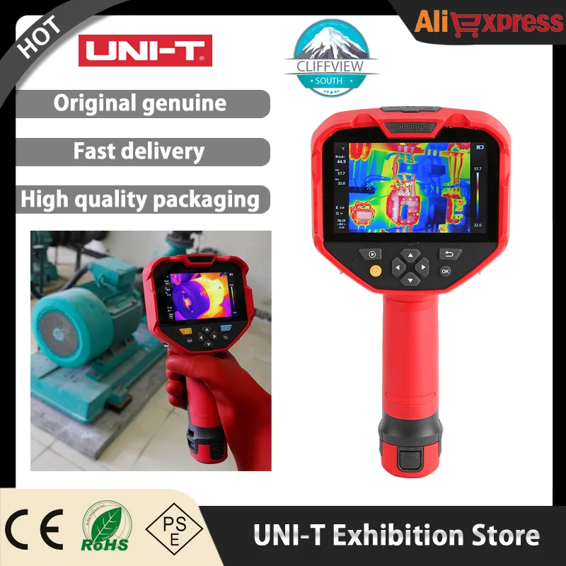 UNI-T Thermal Imager UTI384H Manual Focus 384X288 Pixels Professional Thermographic Camera Infrared Thermal Camera For Repair