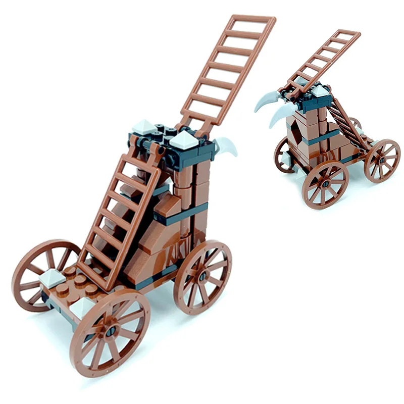 Medieval Warfare Mini Siege Ladder Model Ancient Weapons  Military Equipment Building Blocks Childrens Toys Birthday Gifts