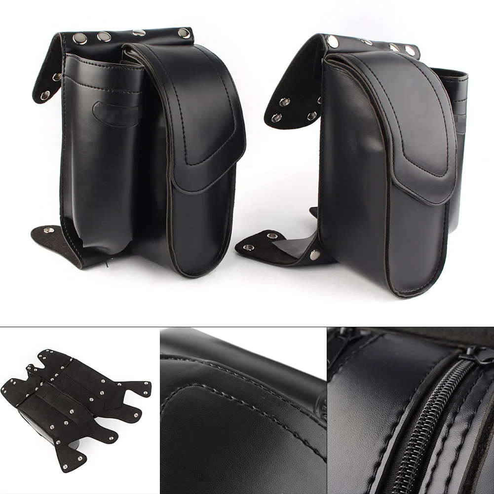 2pcs Motorcycle Saddlbag Guard Bag For Harley Davidson Touring with crash bars Road King / Electra Glides / Road Glides