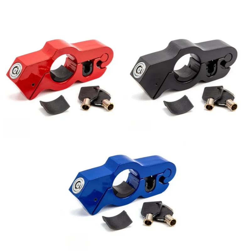 AliExpress Motorcycle & Bicycle Handlebar Lock Heavy Duty Steel Anti-Theft Lock for ATV/Dirt Bike/Street Motorcycles/Commuter Bikes Univers