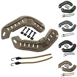 1 Set  MICH2000 Helmet Side Guide Rail ARC Helmet Mount Rail  Airsoft Mich 2000 ABS Helmet Accessories