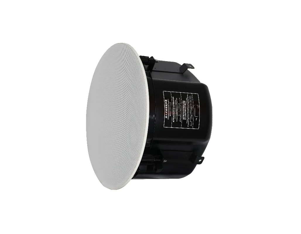 

DQINFOS IP Network Ceiling Speaker Stereo 80-350W Durable Plastic Sound Package for Household Use