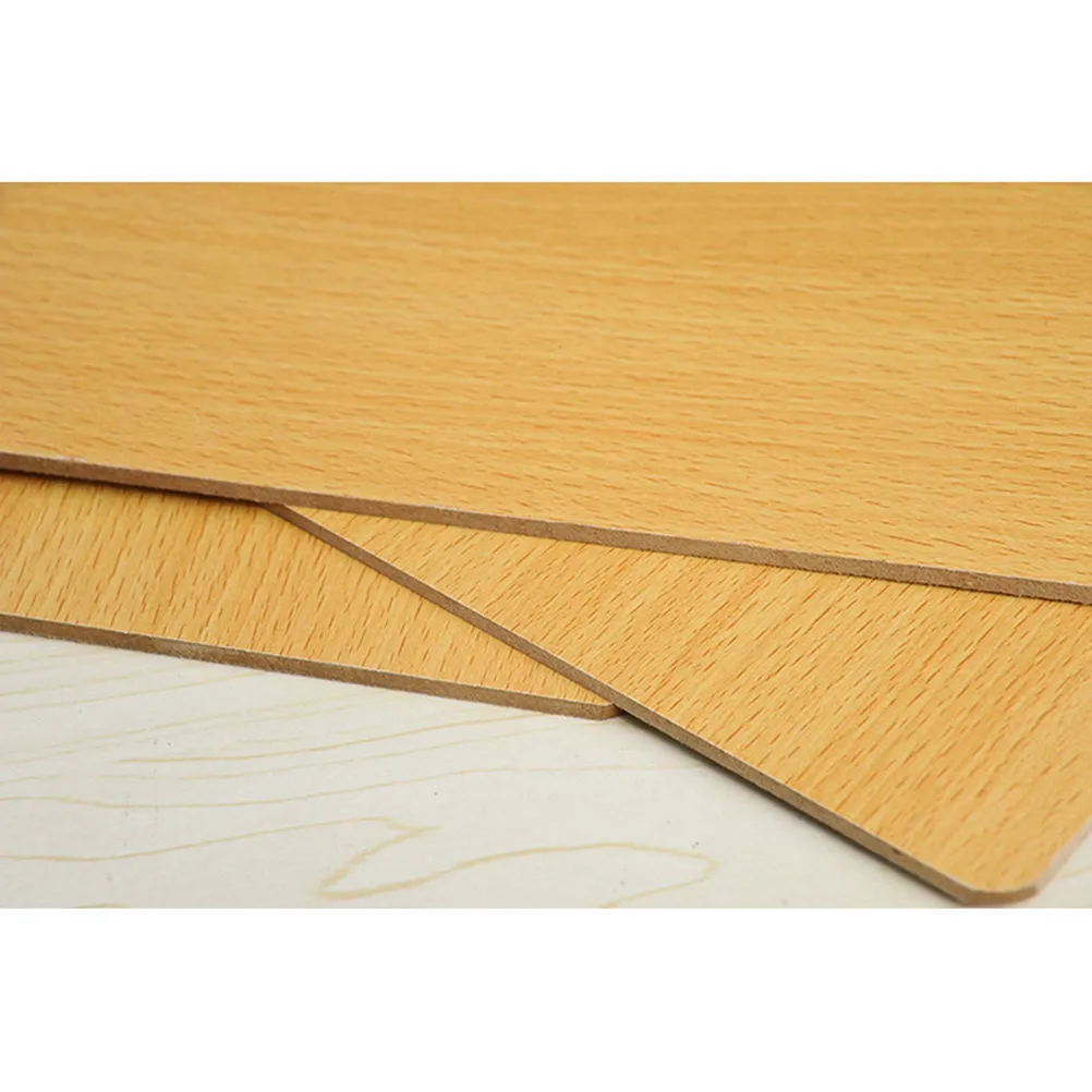 Wooden Clipboard Clip A4 Letter Size 3Mm Thick Profile Hardboard Strong Clamp Anti-Corrosion Chic Double Side Film Office Use