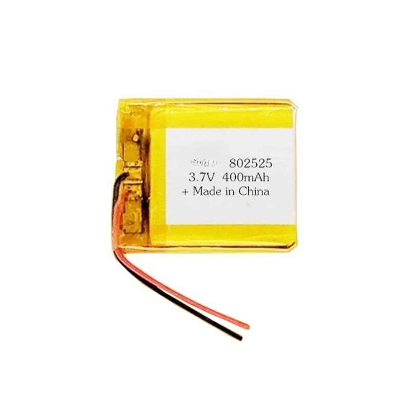 High Quality New 3.7V 400mAh 802525 Replacement Battery For CHARGING TREASURE POWER SMART WATCH MP4 DVD MP3 GPS