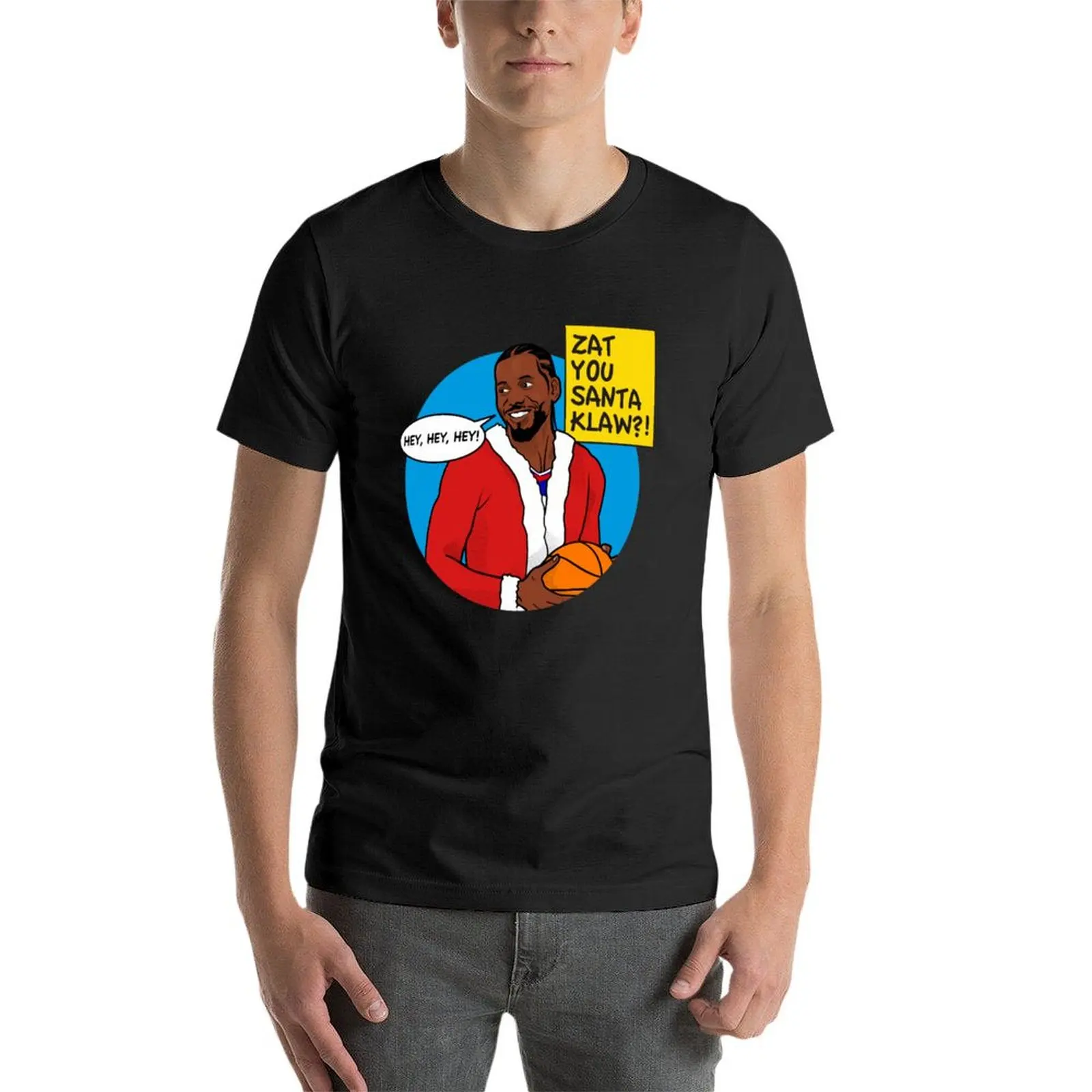 Zat you Santa Klaw T-Shirt tops animal prinfor boys mens big and tall t shirts image 4