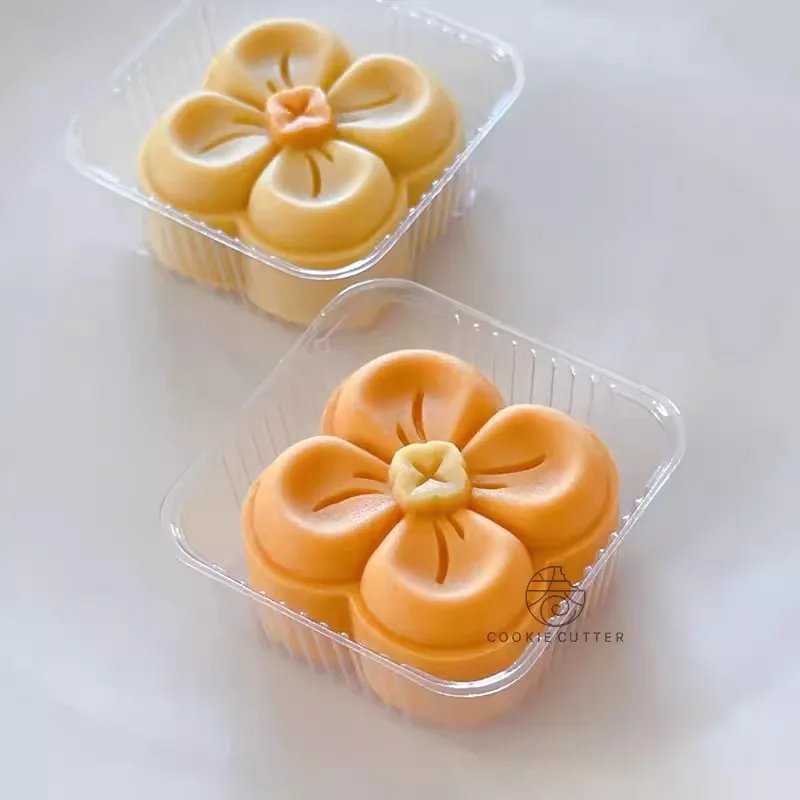 20g Mini Laurel Flower Moon Cake Hand Press Mold Osmanthus Cookie Cutter Mid-Autumn Festival Pastry Deser Akcesoria kuchenne