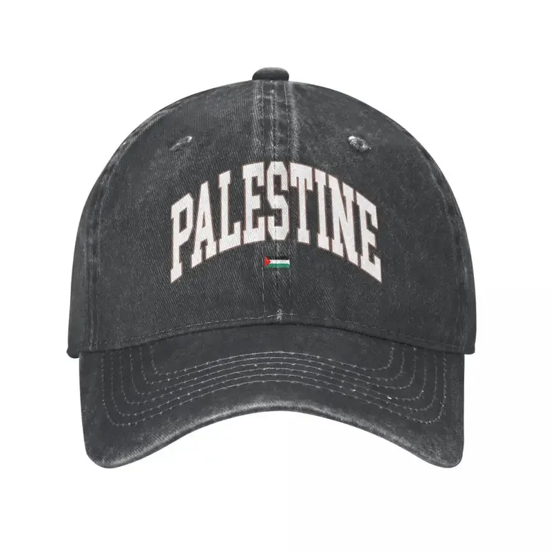 Palestinians Baseball Caps Vintage Distressed Denim Sun Cap Unisex Style Outdoor All Seasons Travel Adjustable Fit Hats Cap