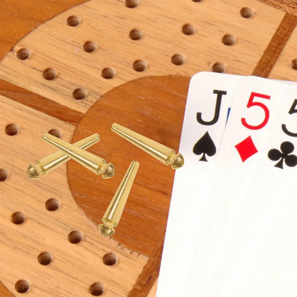 50 قطعة دبابيس لوحة Cribbage أوتاد معدنية متينة مناسبة للسفر المنزل الأسرة التقليدية مجلس لعبة اكسسوارات أوتاد Cribbage المعدنية