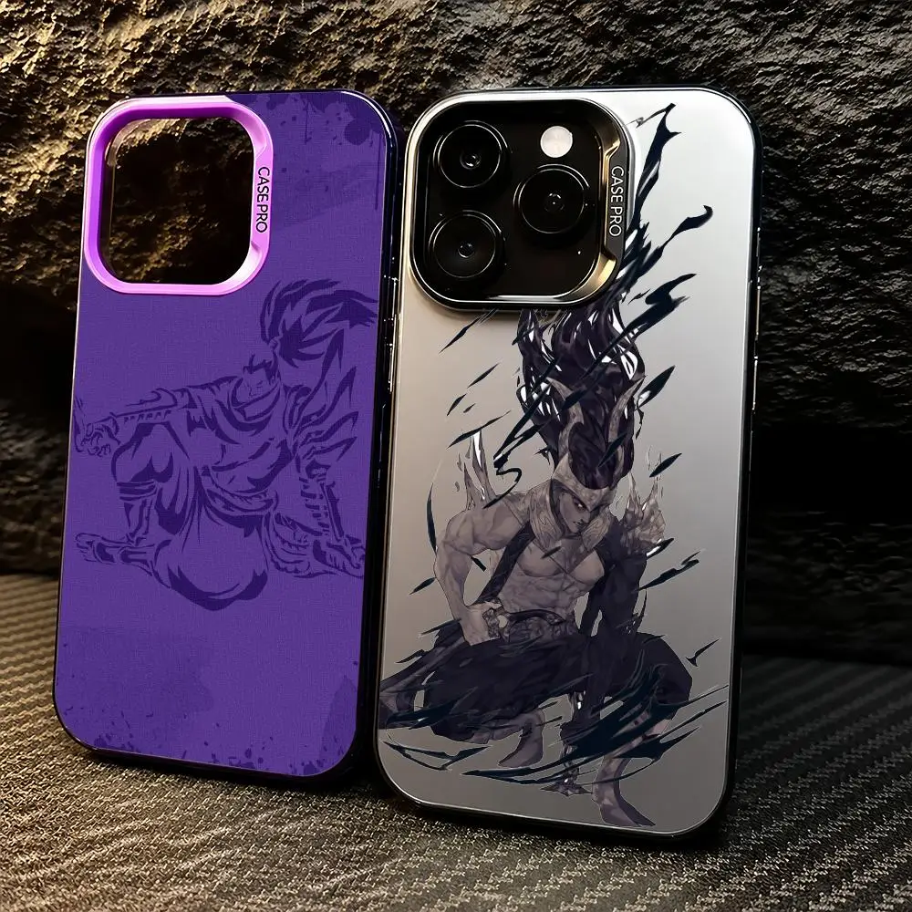 Funda Dual Blade Spirit para iPhone 11/12/13/14/15/16/17 Pro Max, con degradado de color, TPU, a prueba de golpes
