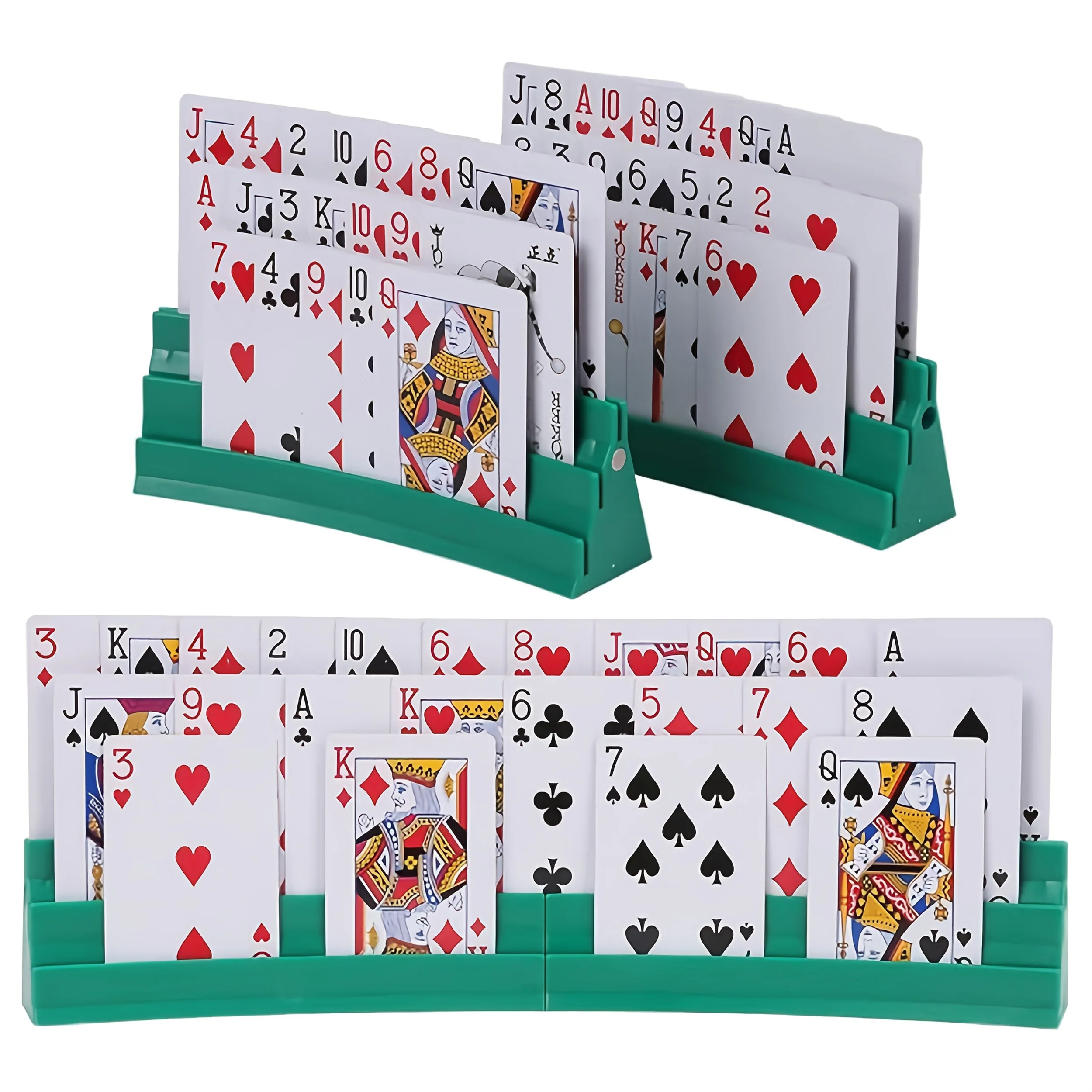 Card Holder Without The Need for a Card, Expandable And Upgradeable Three-Layer Plastic Card Holder, Carnival Games