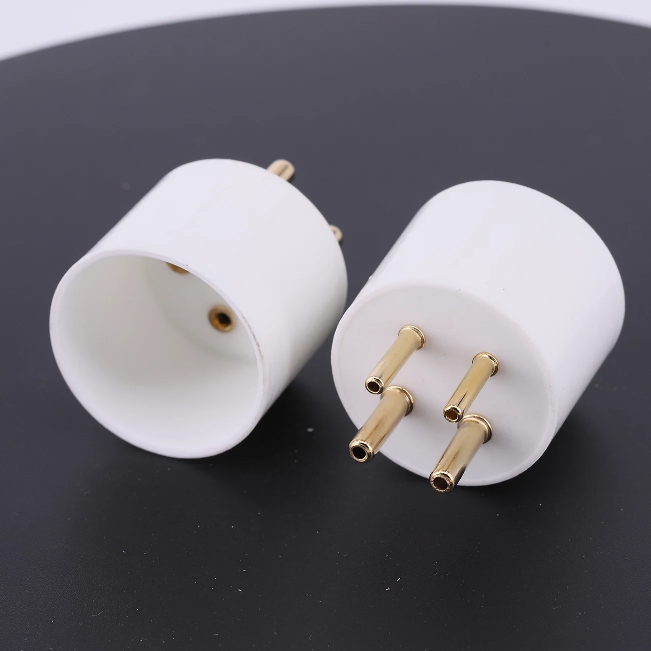 金メッキ真空管アンプ,4ピンチューブベース,811r,u4a,300b,811,2a3,274,5z3,5u4g,4個