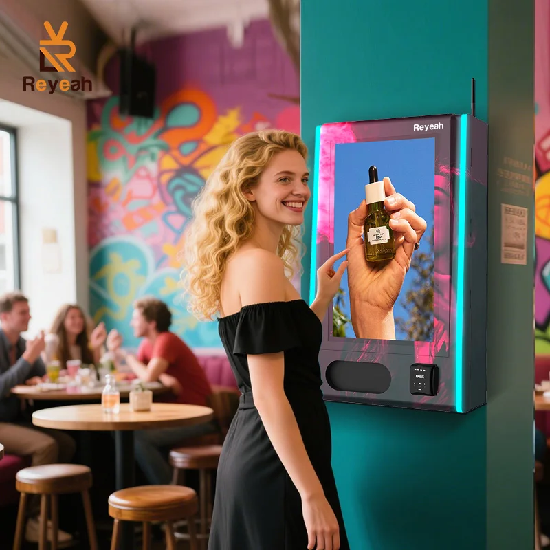 آلة بيع CBD الذكية ذات جودة عالية خلال 24 ساعة أوتوماتيكية بشاشة تعمل باللمس مقاس 32 بوصة