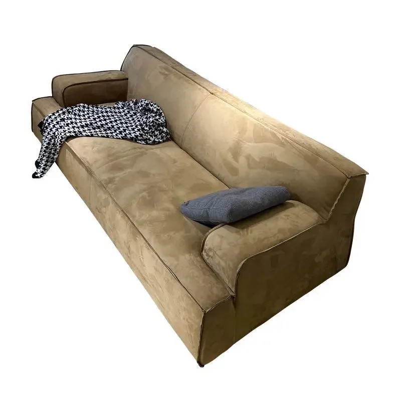 

Minimalist Nordic fabric sofa, modern simple small apartment sofa in the living room