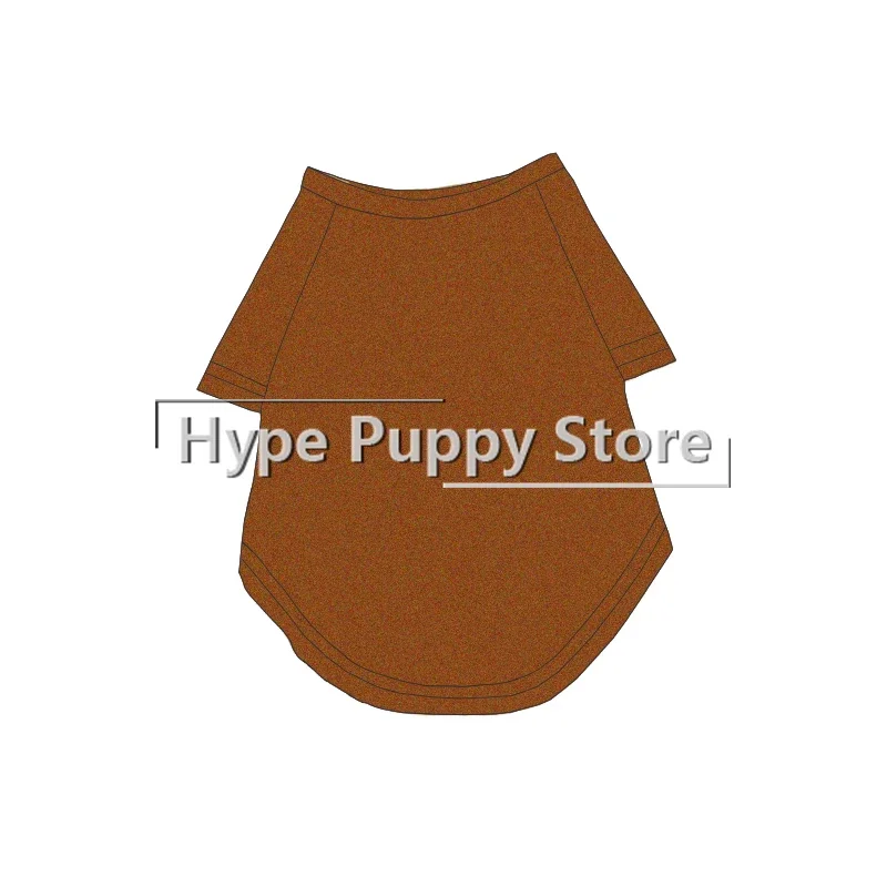 Solid Color Cotton Summer Tshirt for Puppy Pug Costume PC2361