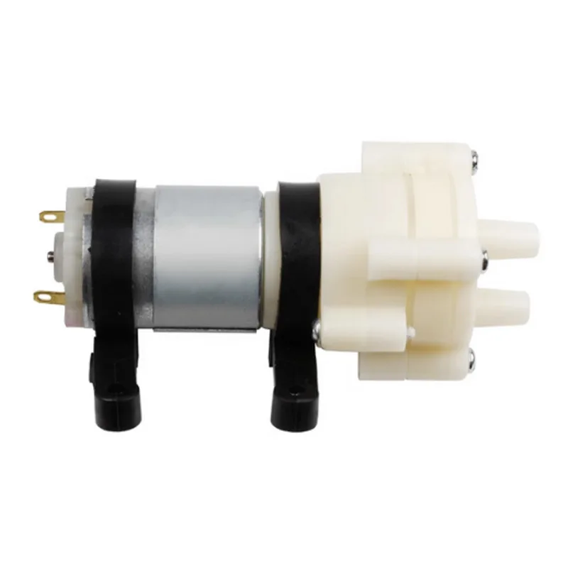 R385 مضخة مياه 12 فولت مضخة الحجاب الحاجز 6 فولت مضخة مياه صغيرة صغيرة اكسسوارات حوض السمك المنزل طقم شاي مضخة مياه مضخة حوض السمك