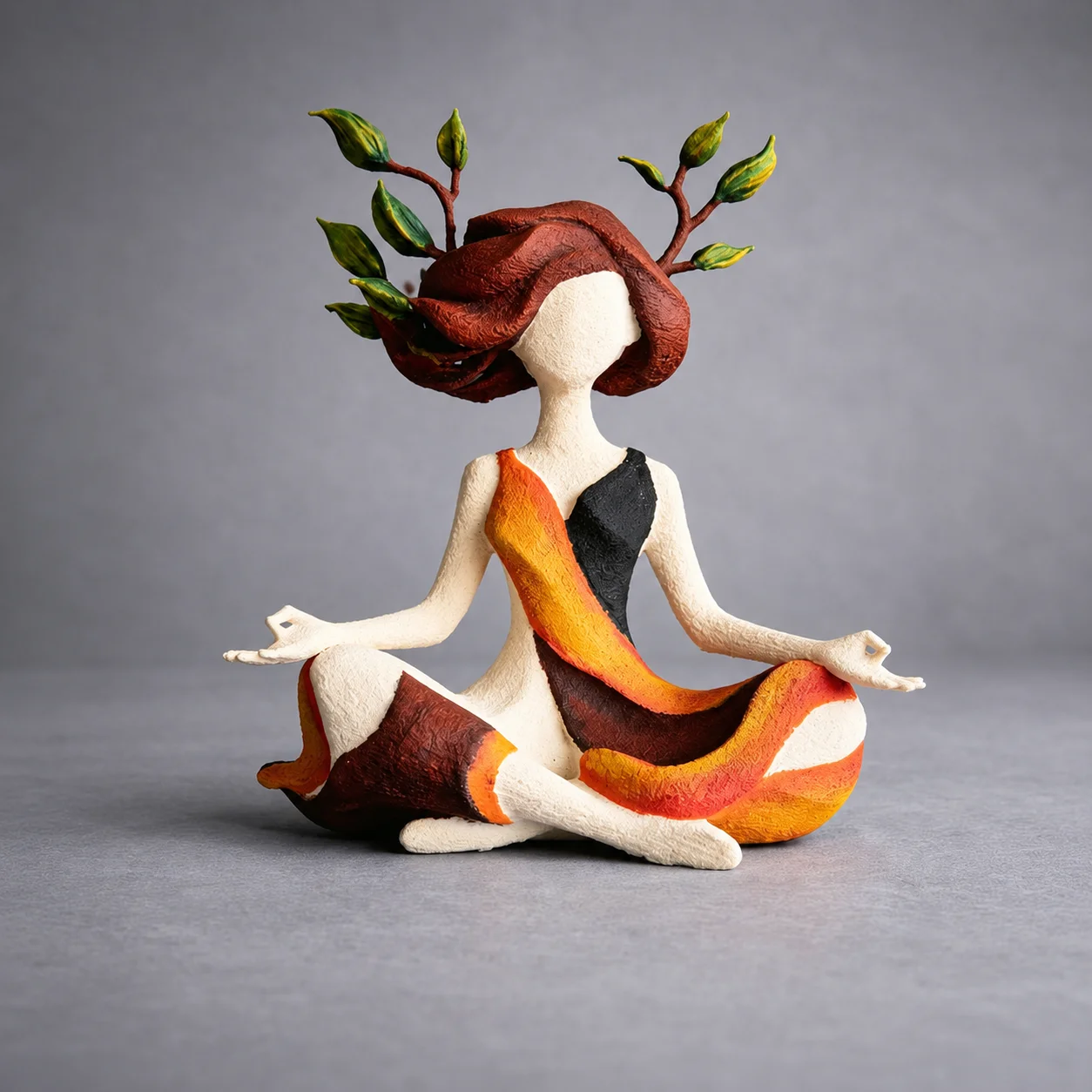Resin Goddess Of Nature Statue Sculpture 10x8x5CM Small Mythical Figurine Home Table Desktop Garden Ornament Gift Elegant Decor