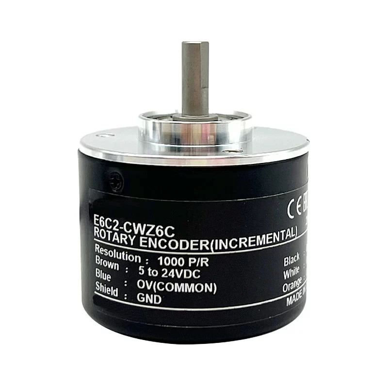 1PCS Optical Rotary Encoder E6C2-CWZ6C 1000PR E6C2 CWZ3E CWZ5B CWZ1X CWZ5G 10 30 100 200 300 360 1000 1024 1800PR 5 to 24vdc ﻿