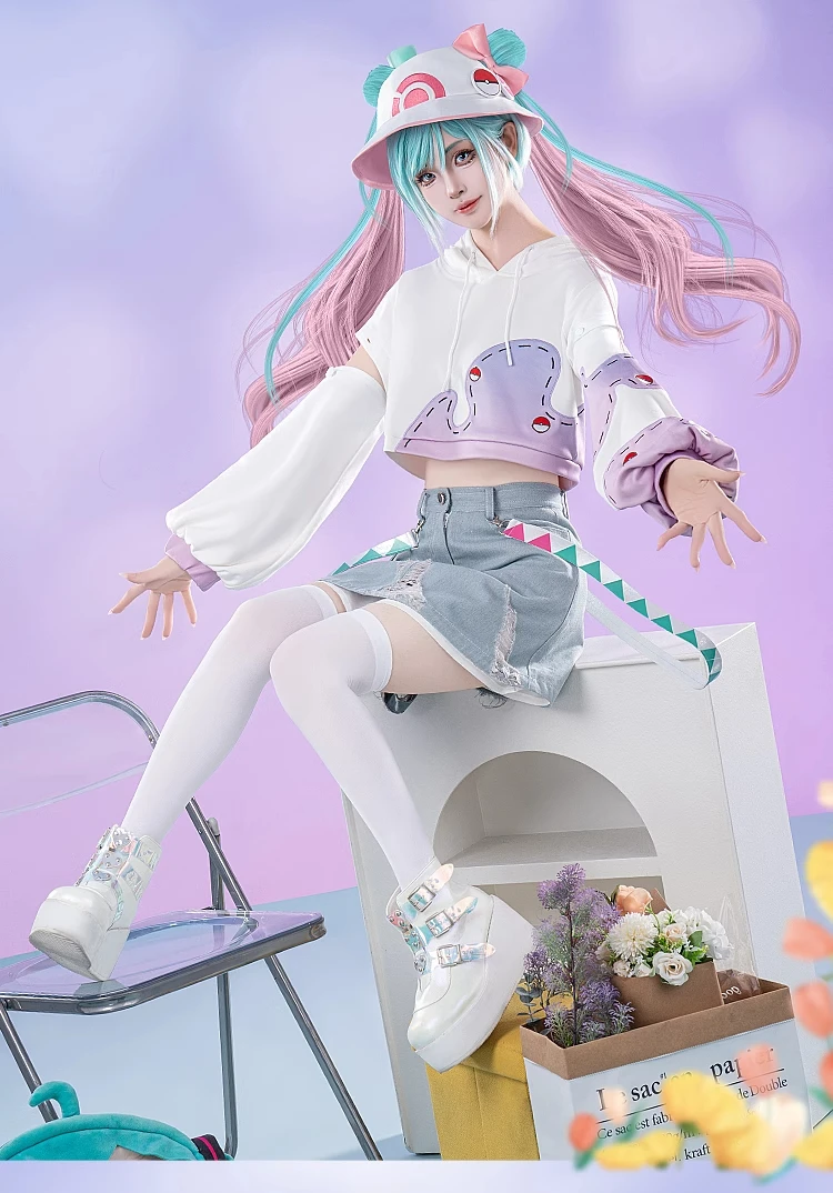 Newly Kusanagi Nene Cosplay costume Mi cos kuku Halloween Christmas PJSK S-XL Role Playing Party Comic Sexy Skirt