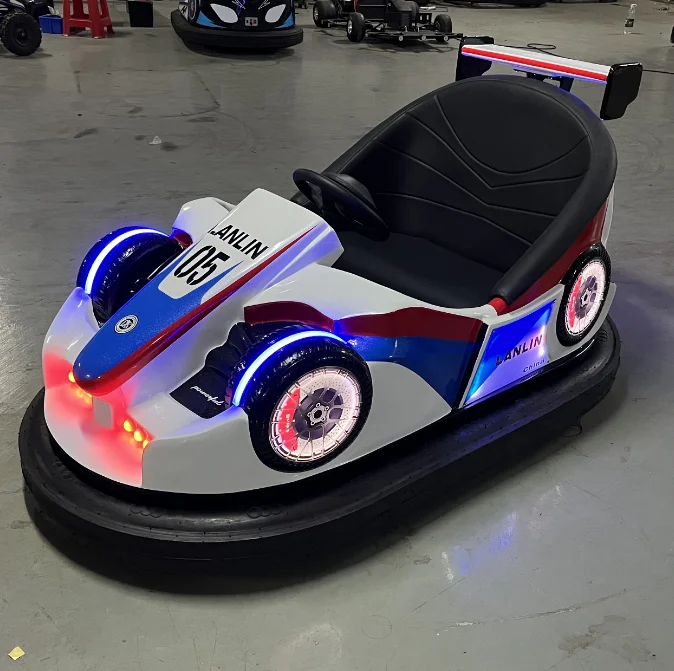 

Indoor-Outdoor Grid Dodgem Bumper Car for Ground Floor Amusement Park & Shopping Malls Kids' Entertainment Fiberglass Material
