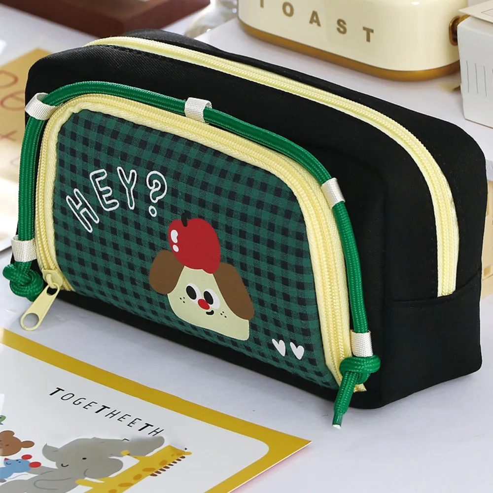 

Detachable Large Capacity Pencil Case Beauty Bag Transparent Stationery Pen Bag Aesthetic Portable Cosmetic Storage Bag