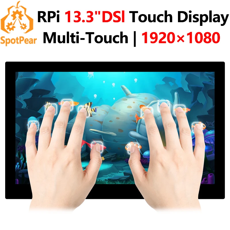 Raspberry Pi 13.3 inch DSI MIPI Display 13.3inch LCD Capacitive TouchScreen 1920x1080