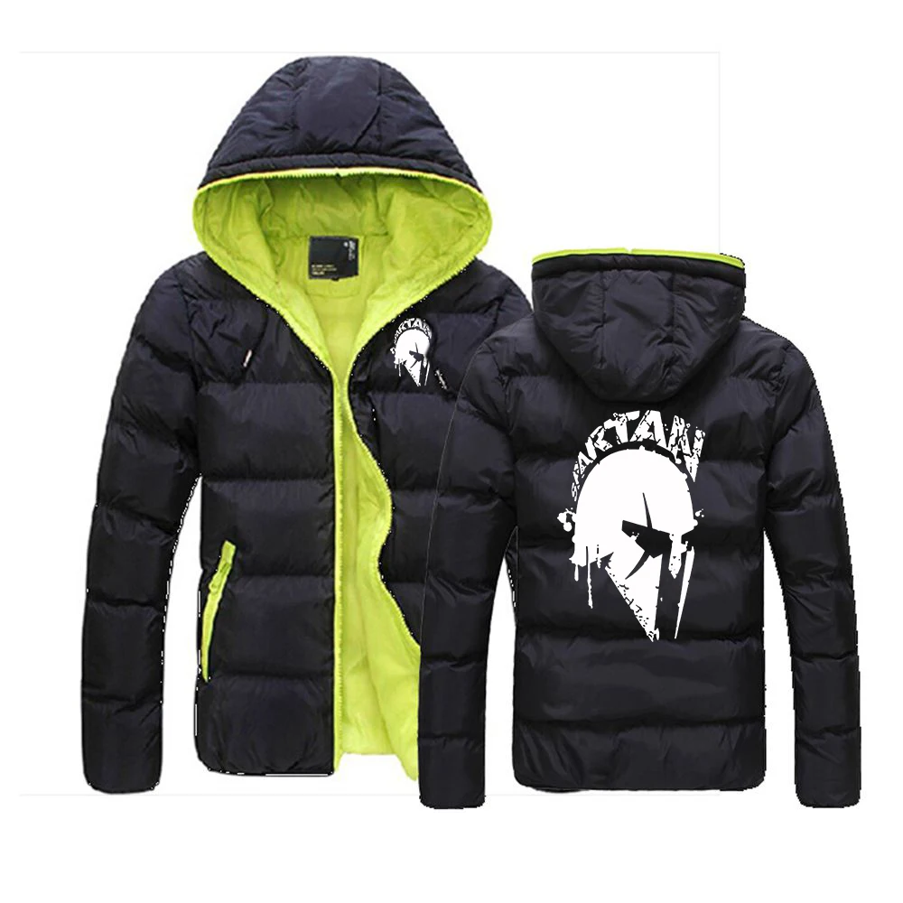 

Retro Spartan men's cotton coat is suitable for the winter season featuring high quality cleanliness and neatness hoodies jacket