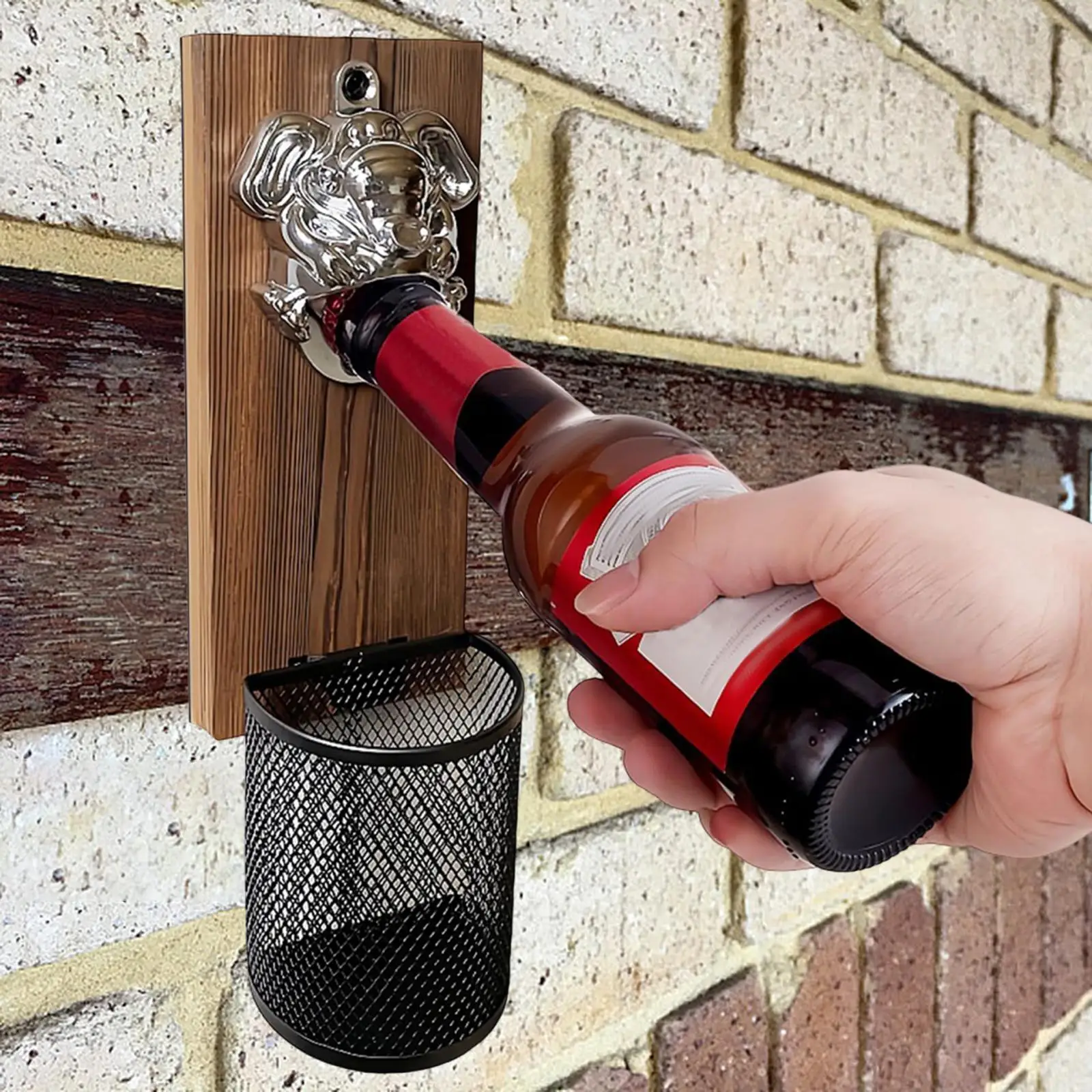 Magnetic Bottle Opener Decorative Creative Unique Kitchen Gadget Home Decor for Housewarming Present Fridge Dad Uncle Husband