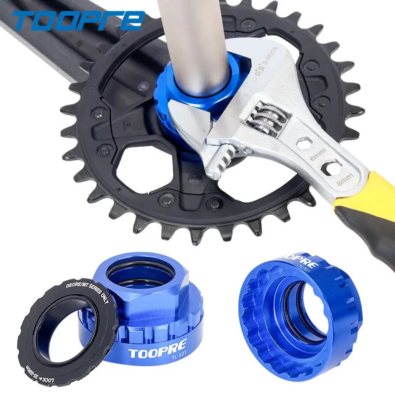 TOOPRE 12-Speed Direct Load Disc Removal Tool M7100/M8100/M9100 XT Track Mounting Sleeve