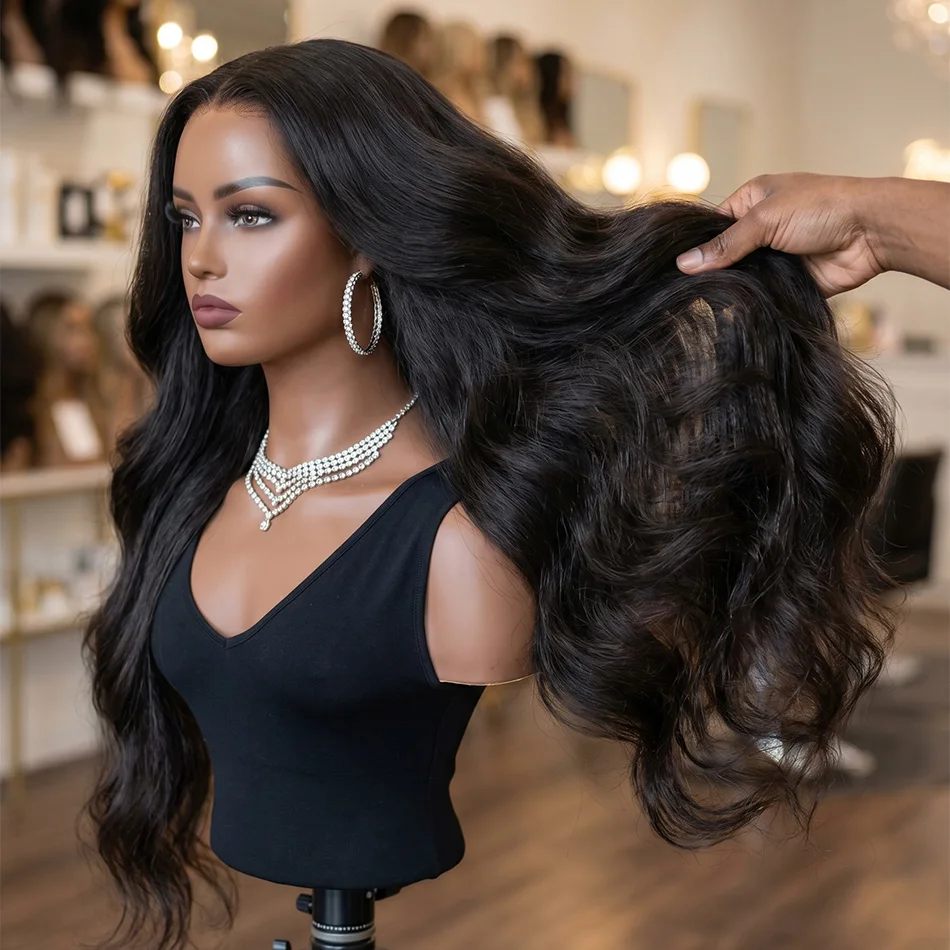 

Парик из натуральных волос Remy с прозрачной HD-основой 13x6, 250 плотности, 40 дюймов, с эффектом Body Wave, без клея, 5x5, с прозрачным кружевом спереди