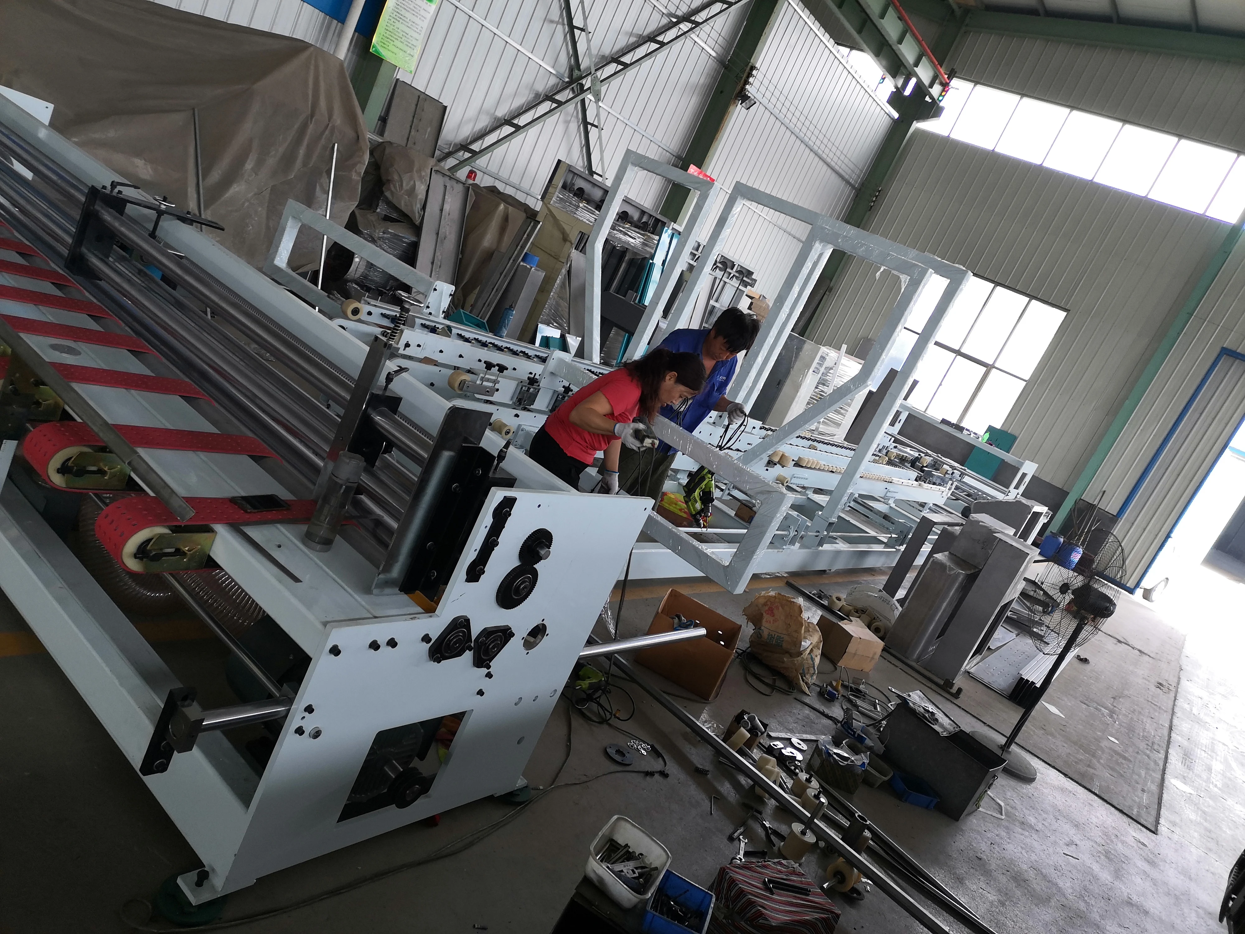 Doppelte Servo-Einzelstück-Karton-Nähmaschine, Box-Hefter, halbautomatisch