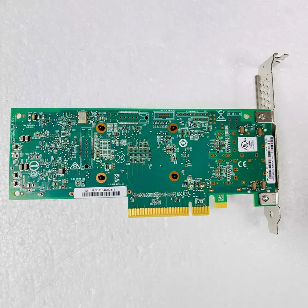 

NIC для QLGC 32 ГБ, двухпортовая оптоволоконная карта HBA, карта памяти FC 0K6M2F QLE2772-DE-LL