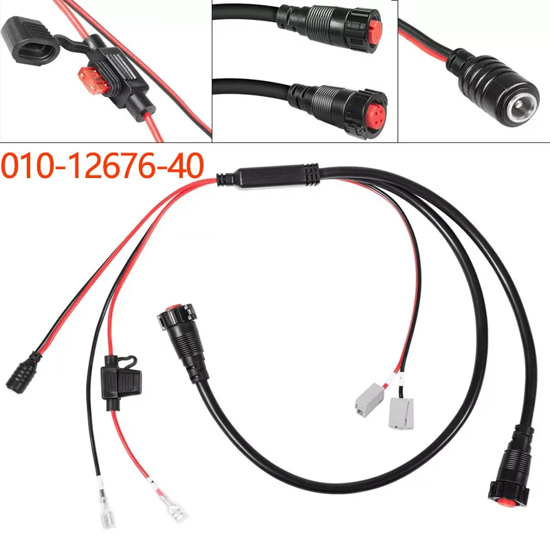 

010-12676-40 Ship All-in-One Power Cable Fit for Garmin LiveScope Ice Fishing Bundle