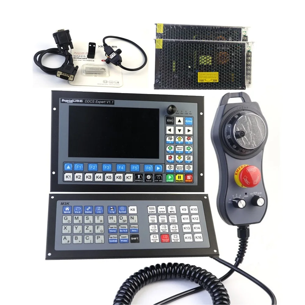 DDCS-EXPERT offline controller kit 3/4/5 axis 1MHz G-code Z-axis probe edge finder for NC machining and engraving