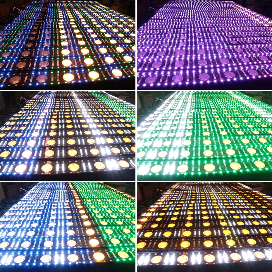 Imagem -05 - Alien-led Stage Lighting Effect Beam Wall Wash 3in Rgb Warm White Led Point Control dj Disco Party Férias Casamento Natal Ktv Bar Dmx