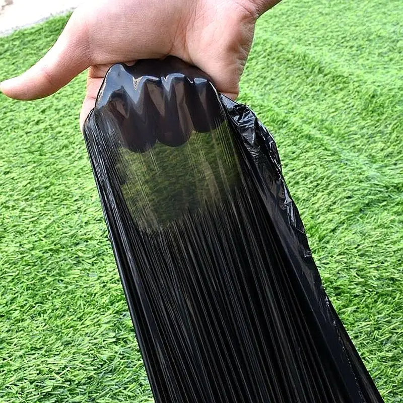 20250.8m x 900m 두께 0.015mm 정원용 검정색 반사 필름 온실 비닐 멀칭 농업용 잡초 방지 보온 필름