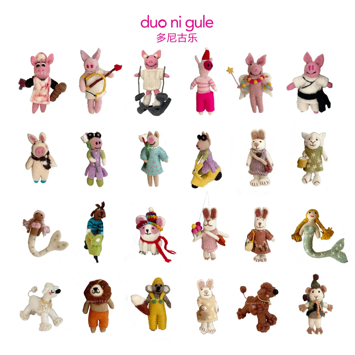 chaveiro-charmoso-e-moderno-para-mulheres-pingente-de-animal-em-feltro-feito-a-mao-com-diversos-estilos-para-decorar-roupas