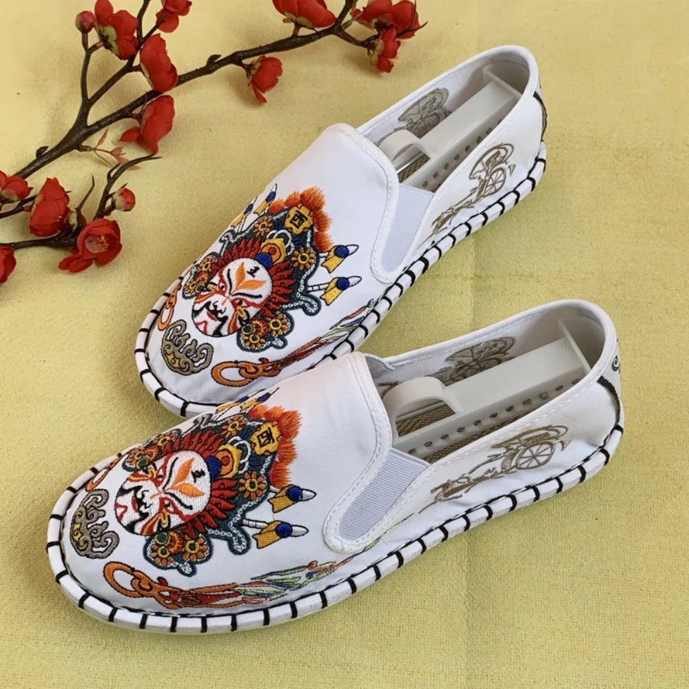 Hanfu sapatos para mulheres tênis masculino estilo étnico bordado estilo chinês streetwear moda casual vintage velho pequim sapatos