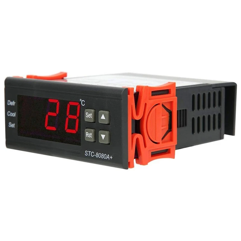 Stc-8080A Digital Refrigerator Defrosting Alarming Temperature Controller Plastic Thermostat Controller