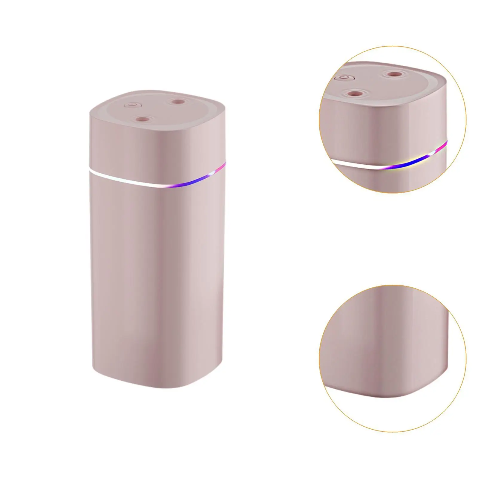 Настольный увлажнитель воздуха с двумя режимами тумана, красочный ночник, 600 мл, питание от USB, домашний аромат, мини для спальни, детской комнаты, йоги, домашнего автомобиля