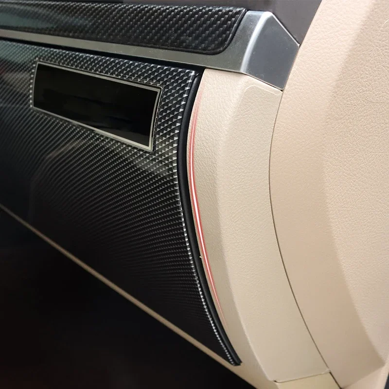 

Carbon Fiber Glove Box Cover ABS For Toyota Land Cruiser 200 LC200 2008-2021 j200 Anti-Scratch Protector Interior Accessories