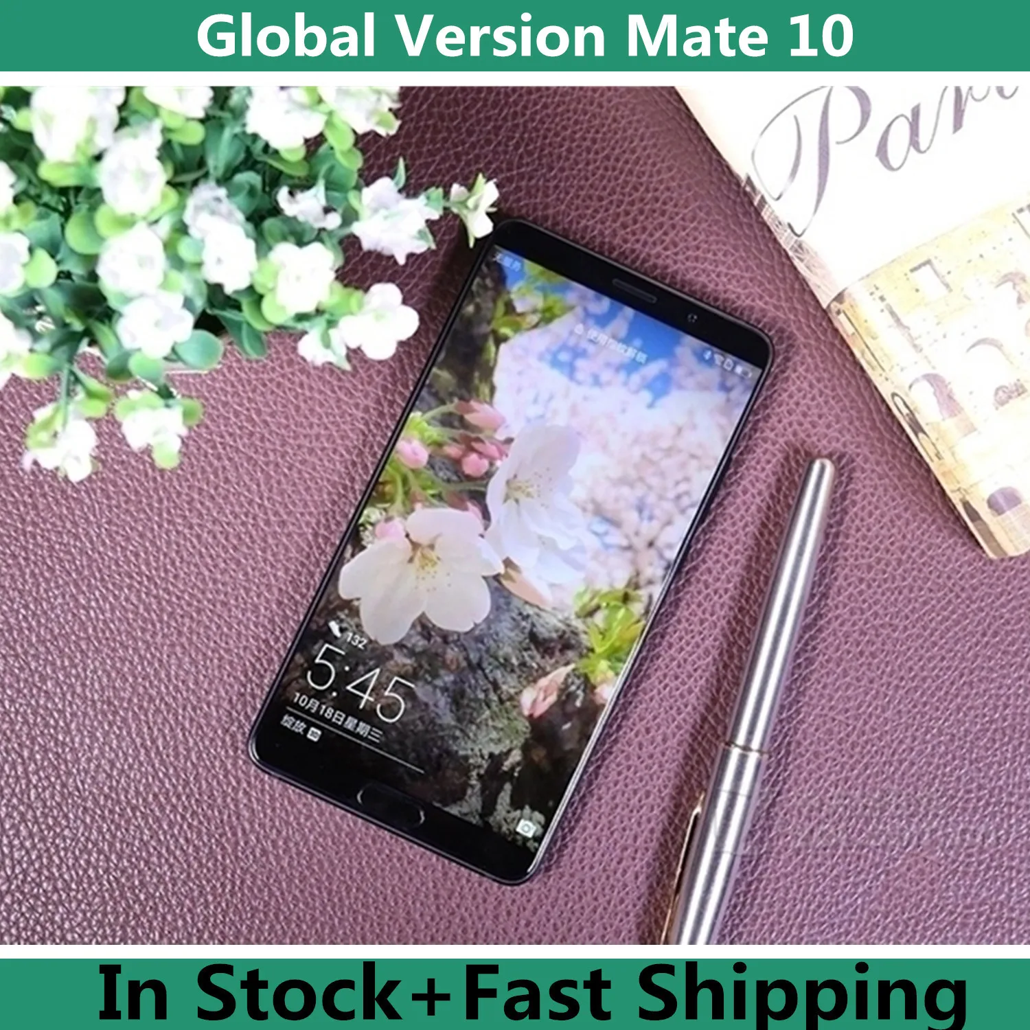 International Version HuaWei Mate 10 ALP-L29 Mobile Phone Kirin 970 Android 8.0 5.9