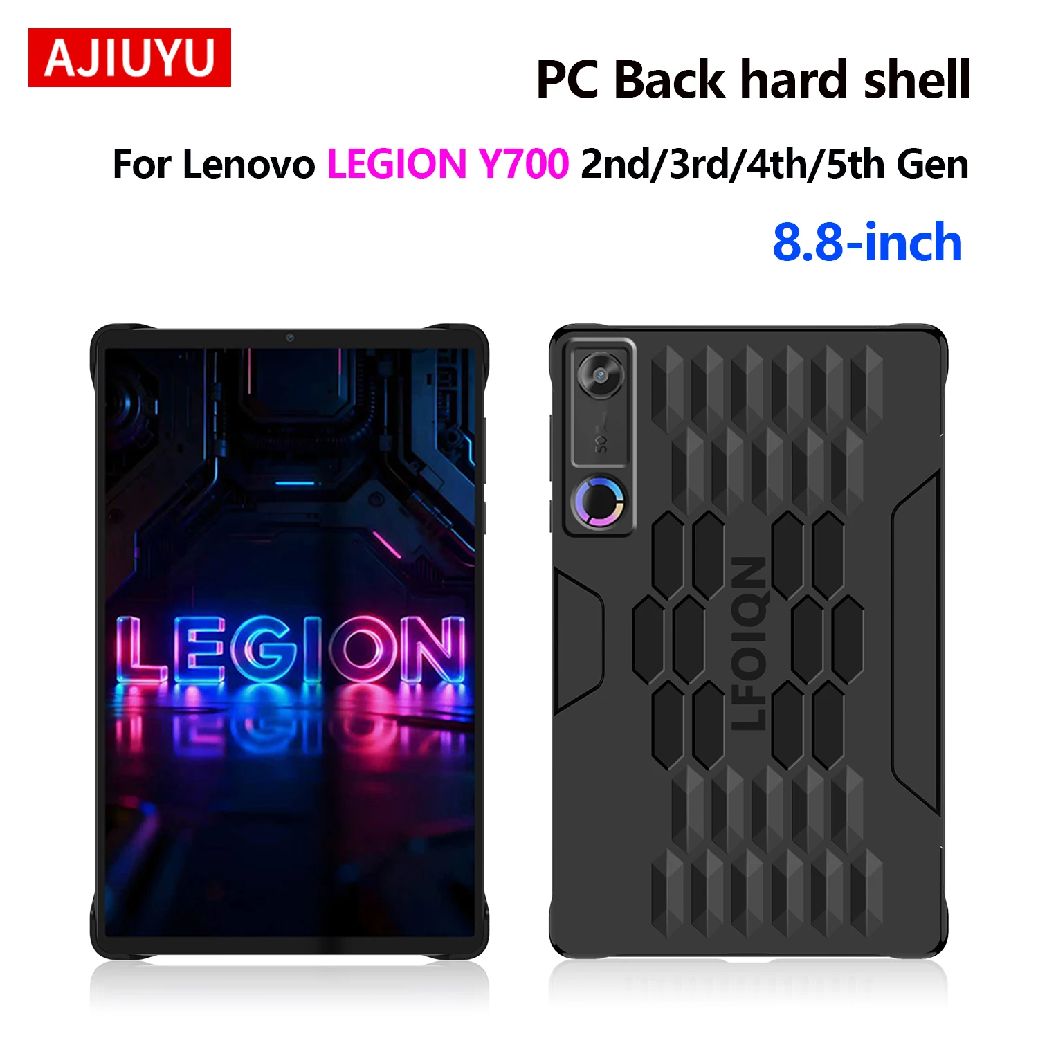 AJIUYU Case For Lenovo LEGION Y700 5th 4th 3th 2nd Generation 8.8 inch Gaming Tablet Case PC Hard Shell Drop Protection Case